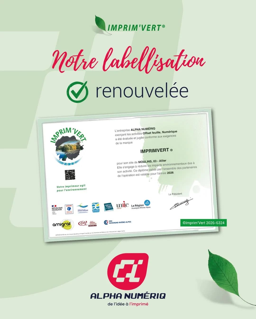 Label Imprim'Vert