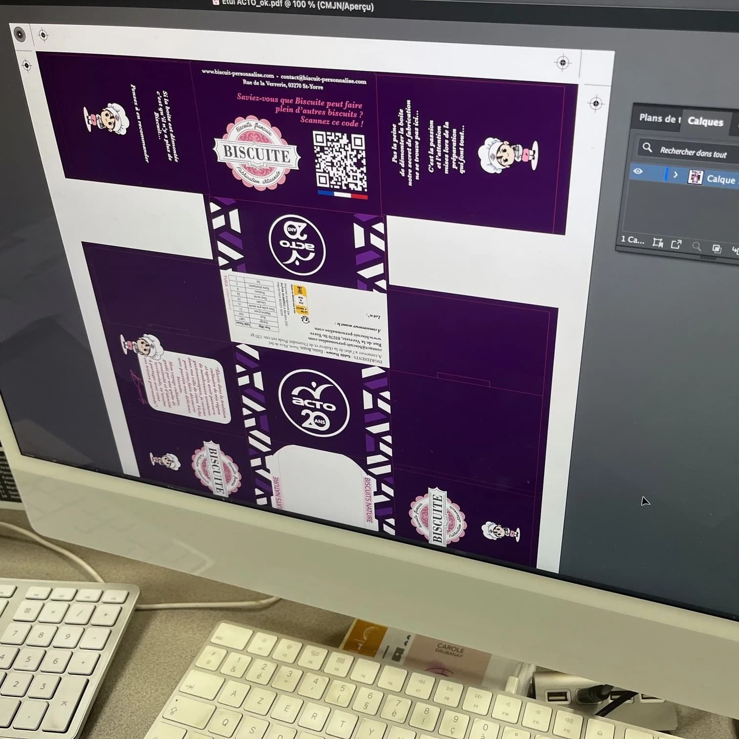 Conception Graphique Biscuit